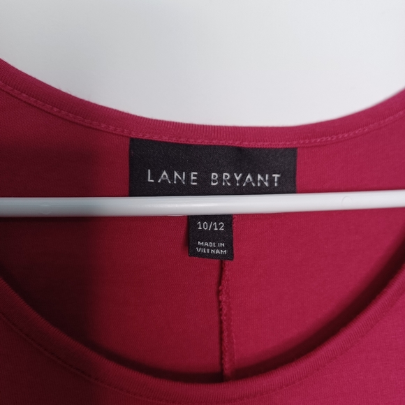 Lane Bryant Short-Sleeve Ruched-Side Midi Dress - Picture 5 of 6